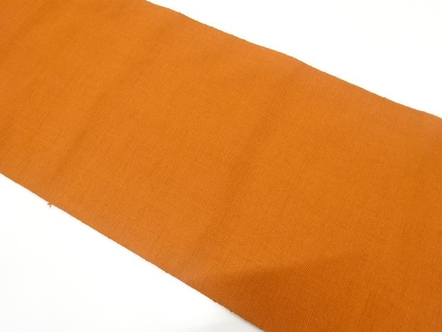 JAPANESE KIMONO / HAND-WOVEN FUSHI TSUMUGI PLAIN NAGOYA OBI